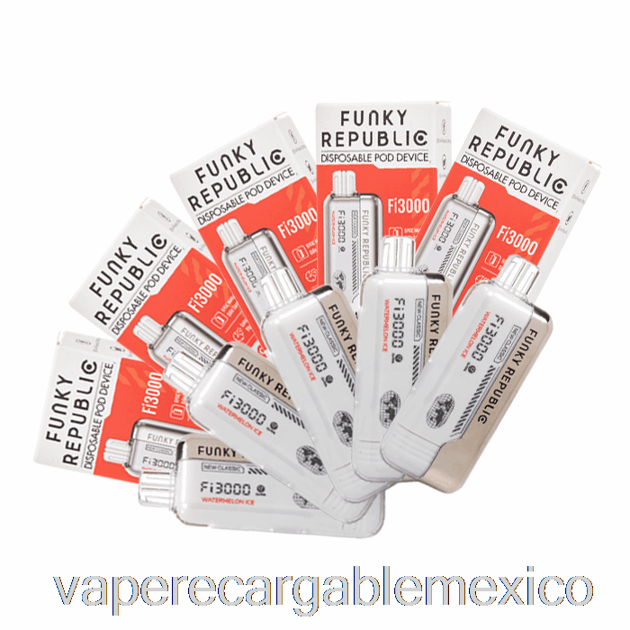 Vape Recargable [paquete De 10] Funky Republic Fi3000 Desechable
